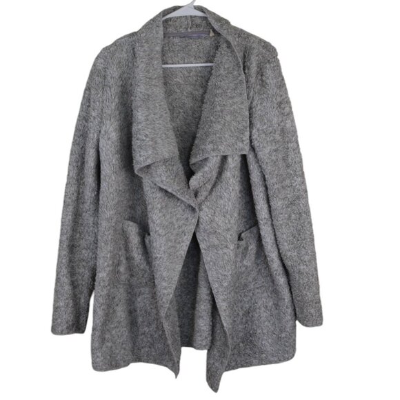Soft Surroundings Sweaters - Soft Surroundings Gray Hug Me Cardi Sweater Soft Cozy Loungewear Sleepwear Warm